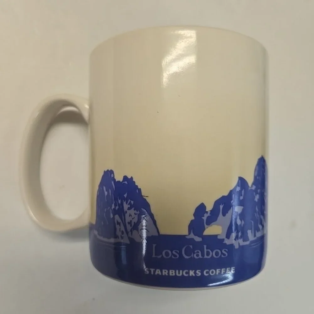 Los Cabos Mexico Marlin Starbucks Global Icon Series 16oz Coffee Mug 2013